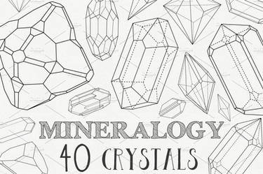 Mineralogy   40 Vector Crystals