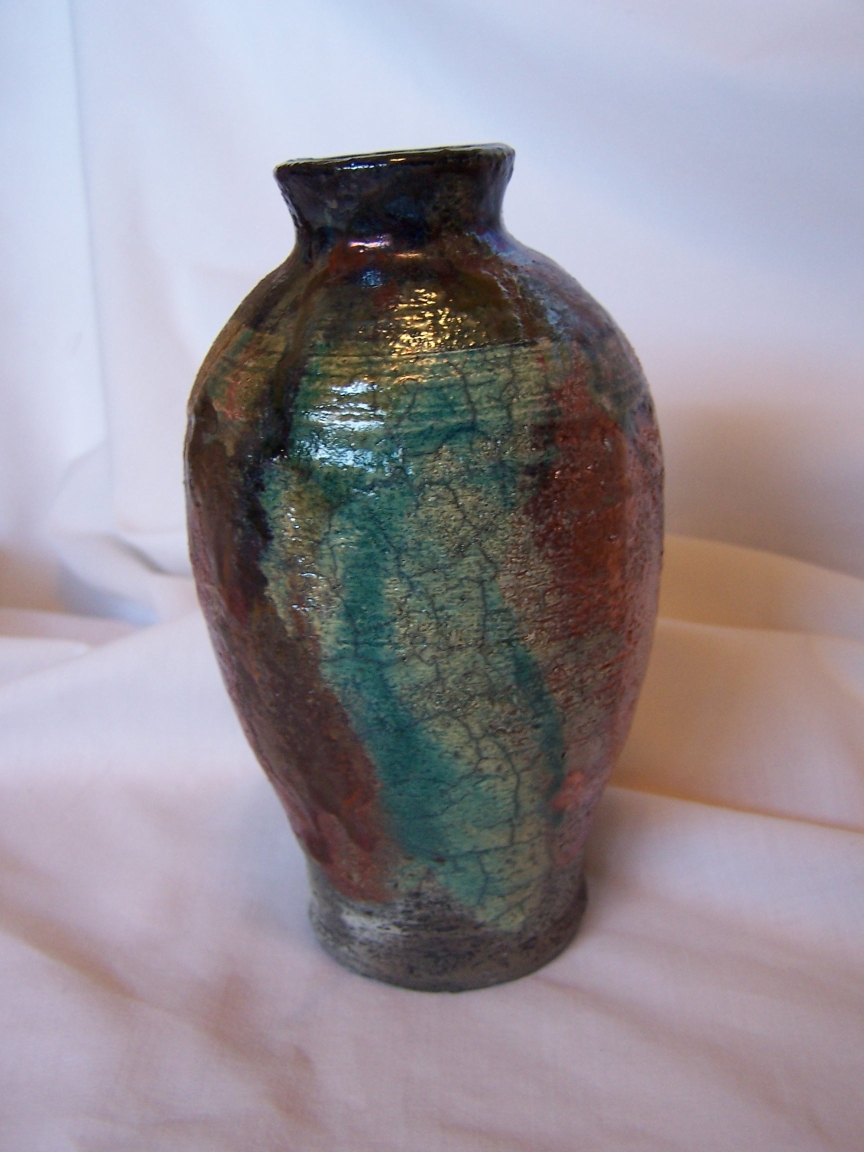 Raku Vase 1