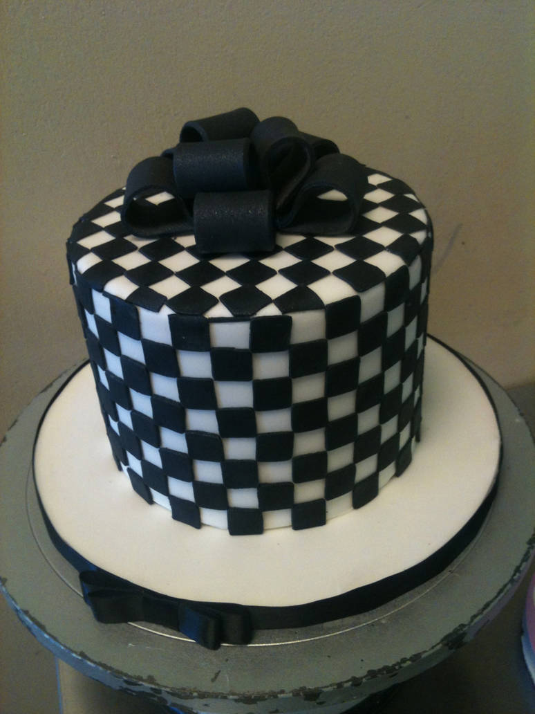 Checkered Cake Present by Spudnuts on DeviantArt