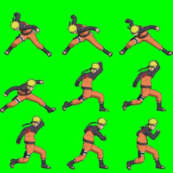 Uzumaki Naruto Sprites from Naruto Mobile Download by