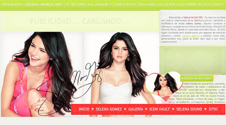 Header with Selena Gomez