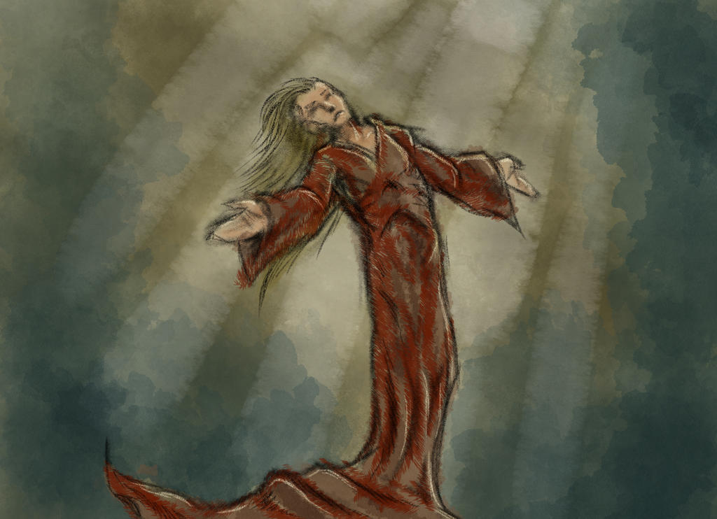 Red Robed Figure by MatthewLosure on DeviantArt