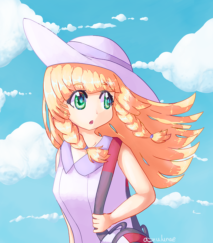 Pokemon Fanart: Lillie } ''Hm?'' by azulunae on DeviantArt Pokemon Fanart: Lillie } ''Hm?'' by azulunae on DeviantArt