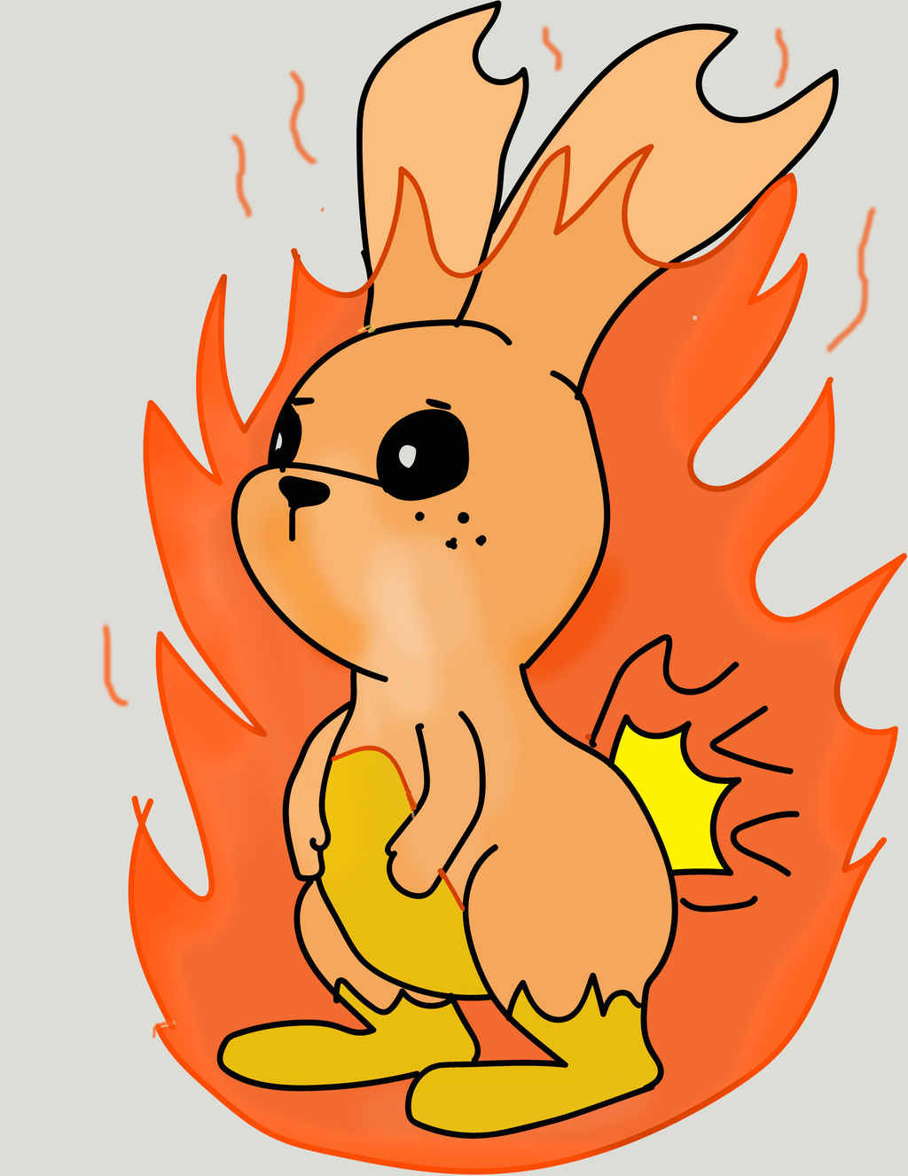 Cinder Rabbit by Moeberguine on DeviantArt