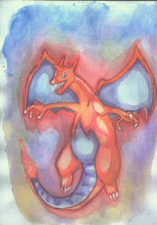 Charizard Watercolor