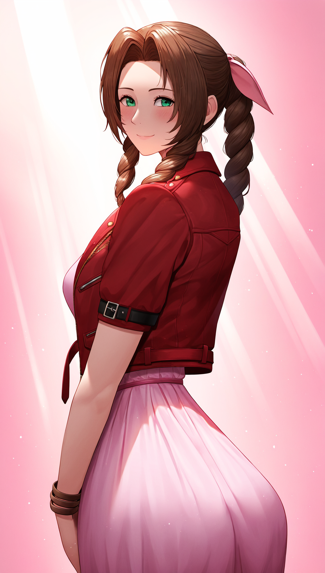 Backshout Aerith G. Backshot by petit99 on DeviantArt