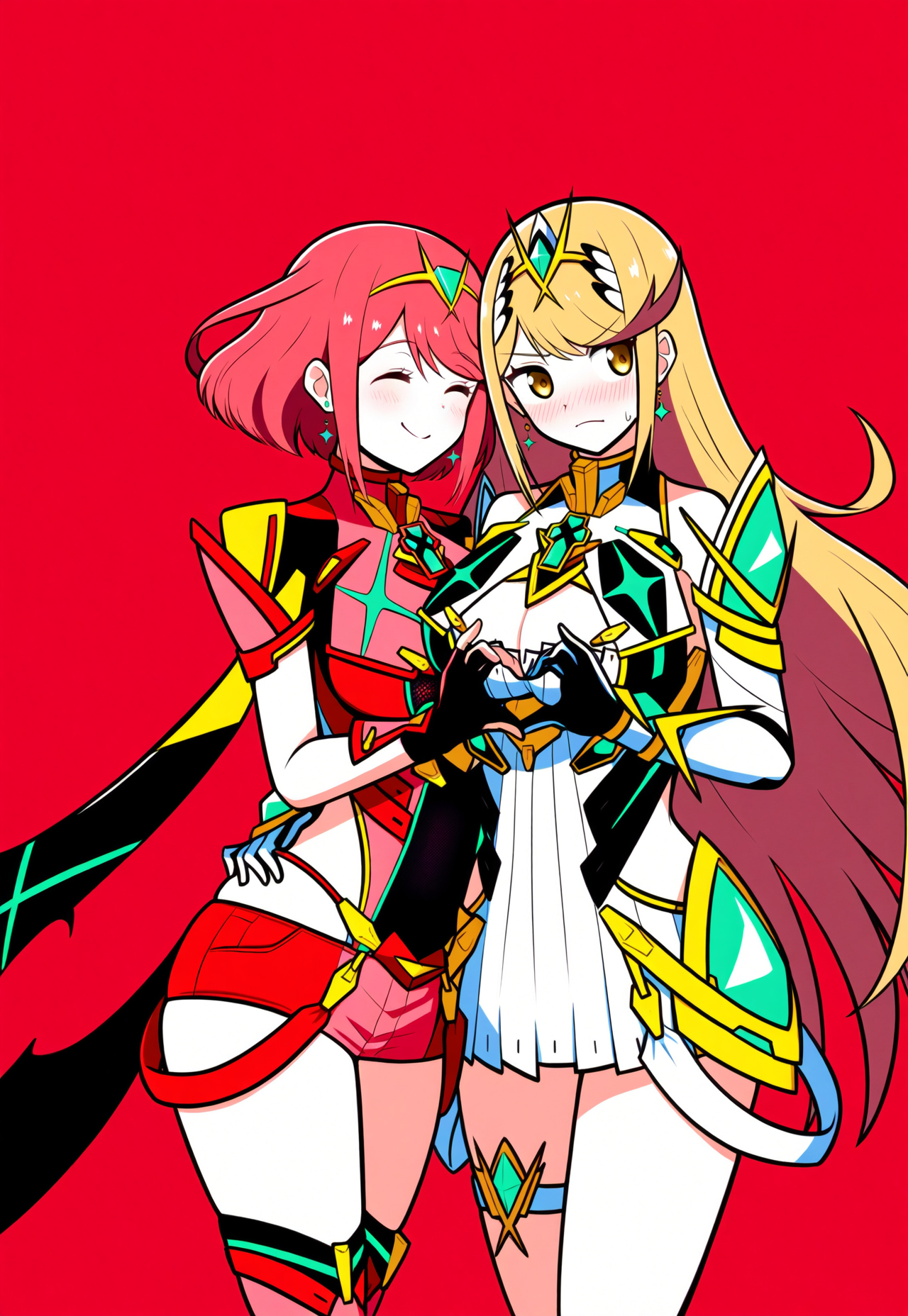 Pyra Hand Extended Pyra and Mythra Hearthands by petit99 on DeviantArt
