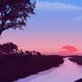 Red sunset