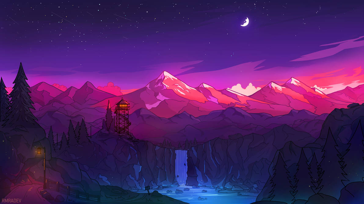 Colorful Mountains by rmRadev on DeviantArt