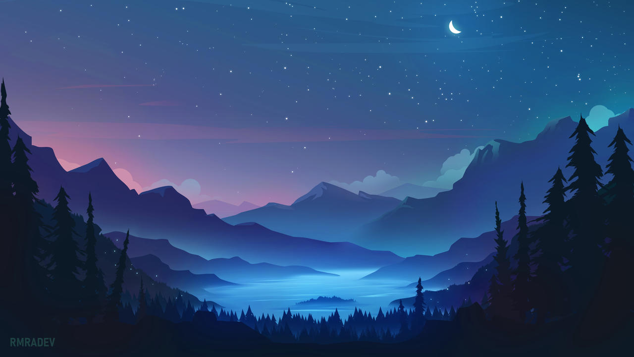 After Sunset Landscape 2