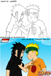 Coloring Naruto Sasuke Child