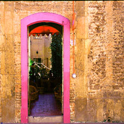 Pink doorway