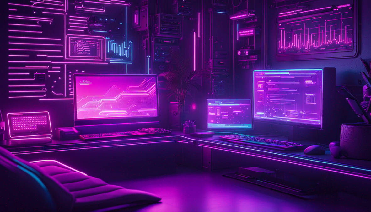 Cyberpunk Desk