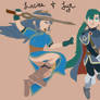 Lucina and Lyn clothes swap