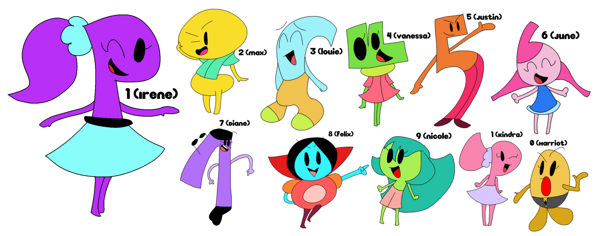 Elf Learning Numbers Deviantart The Numbers by VictorCalavera12 on DeviantArt