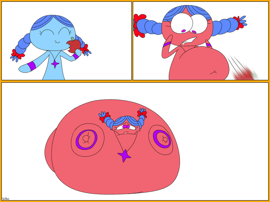 Victor Inflation Macable Girl Apple Inflation by VictorCalavera12 on DeviantArt