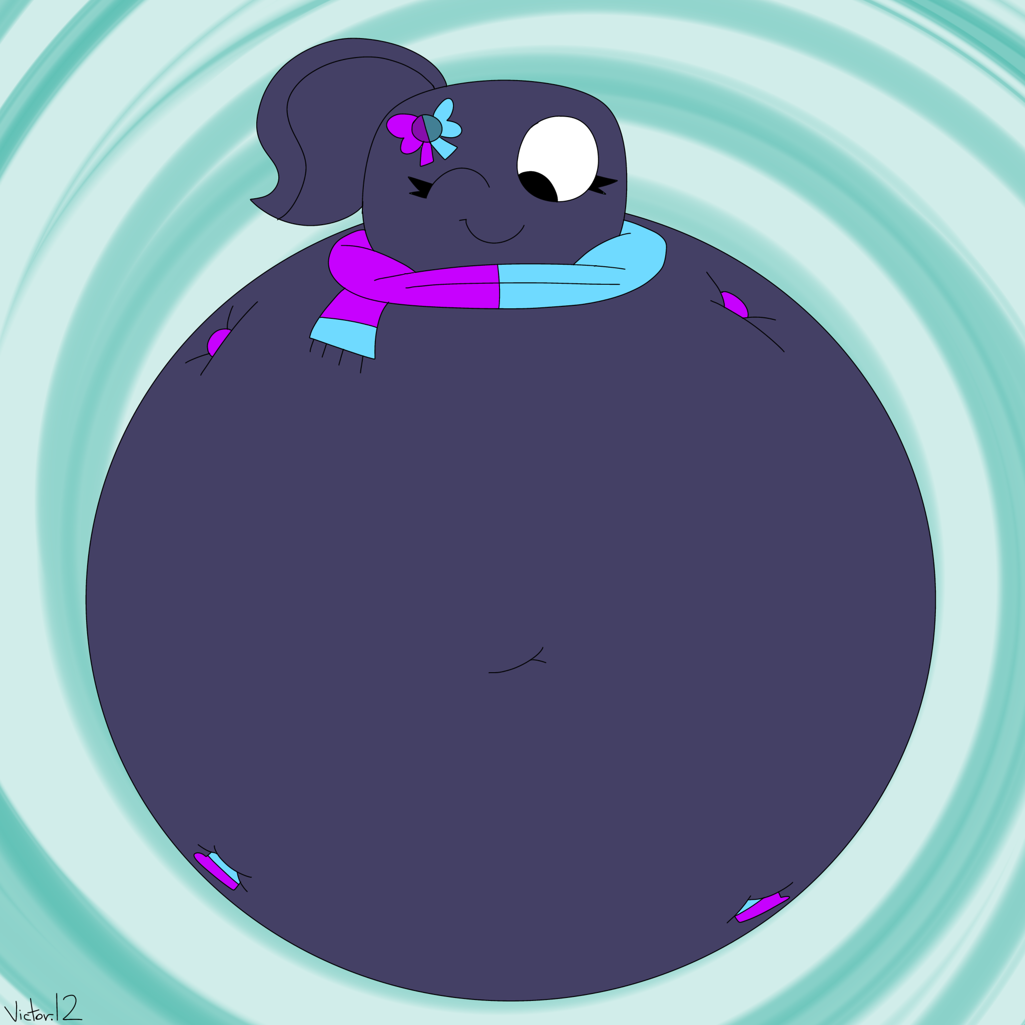 Bomb Inflation Explosion Deviantart Bombgirl Inflated by VictorCalavera12 on DeviantArt