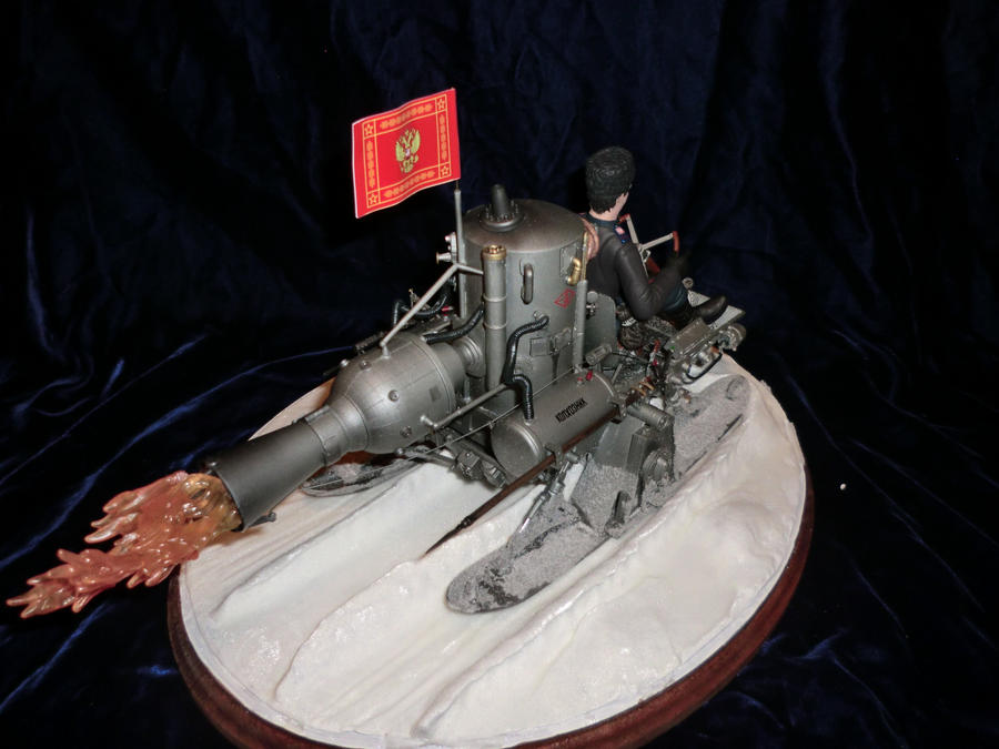 Cossack Rocket Sleigh rear view. by palesoles on DeviantArt