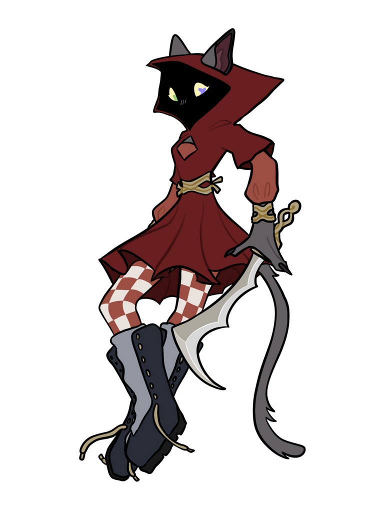 Red Riddle Head Riddle red hiding hood by SunClawAndKoi on DeviantArt