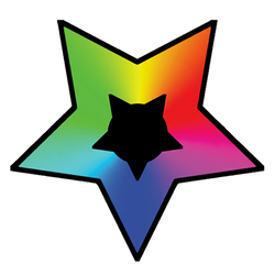 rainbow star other version PNG