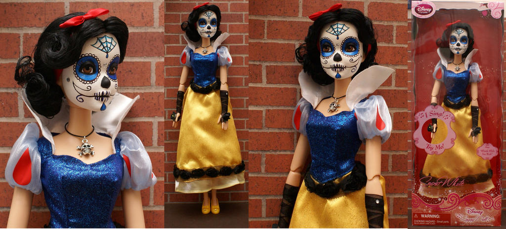 Snow White Dia De Los Muertos 18inch Custom Doll