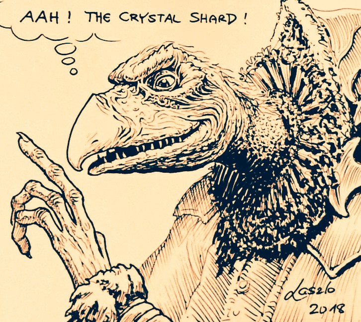 Skeksil sketch THE DARK CRYSTAL 2 COMIC