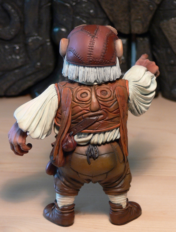 Hoggle Puppet Rotten Labyrinth Hoggle figure back by Skulpturen on DeviantArt