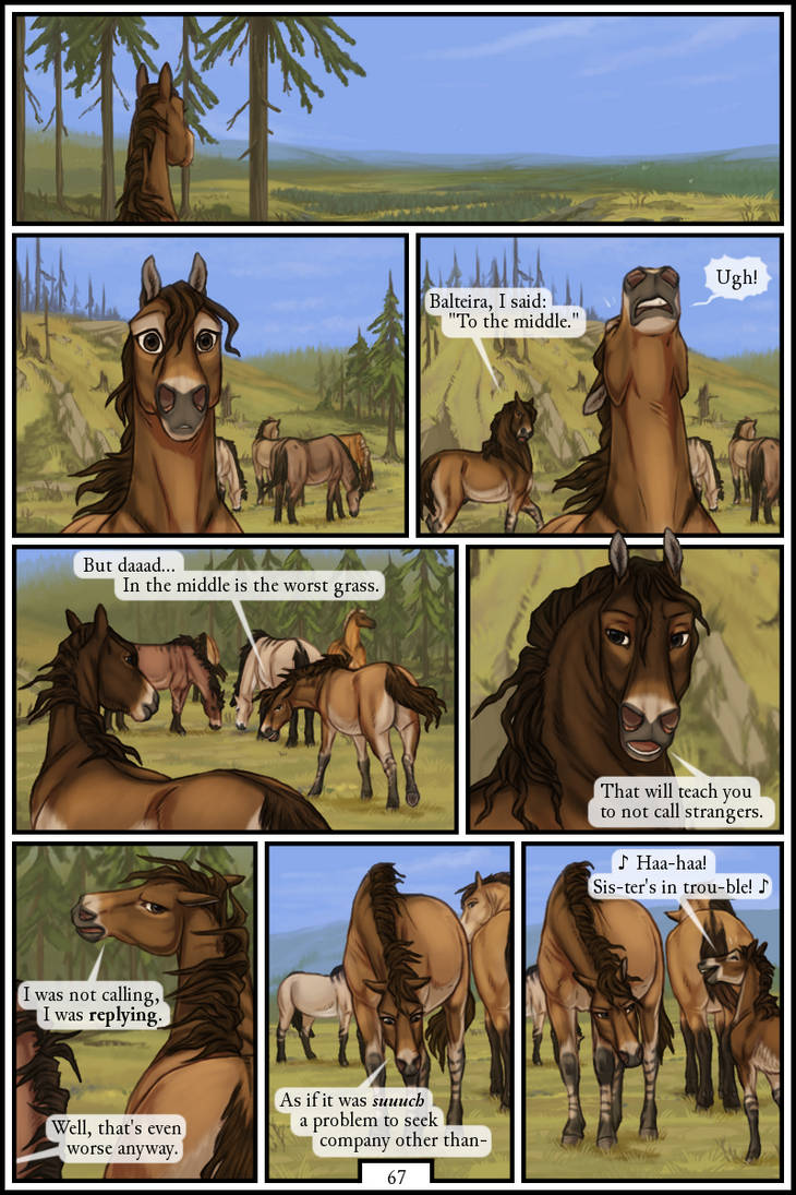 Лошадки комикс