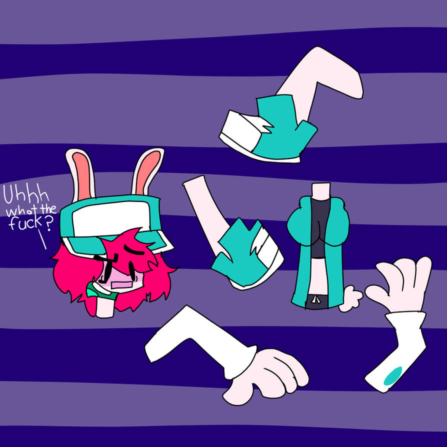 Scsrlet Rabbit Skarlet Bunny in Pieces by Rycord on DeviantArt