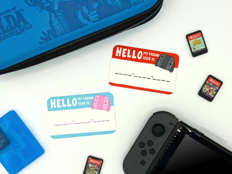 Nintendo Friend Code Sticker wanderingmir - General Artist | DeviantArt