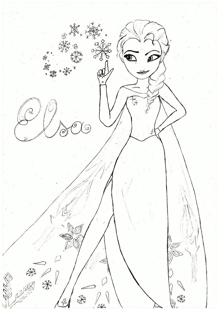 Elsa 2D By Asuka92 On DeviantArt
