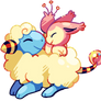 Mareep and Skitty