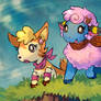Art Fight 2023 - Fio and Peaches