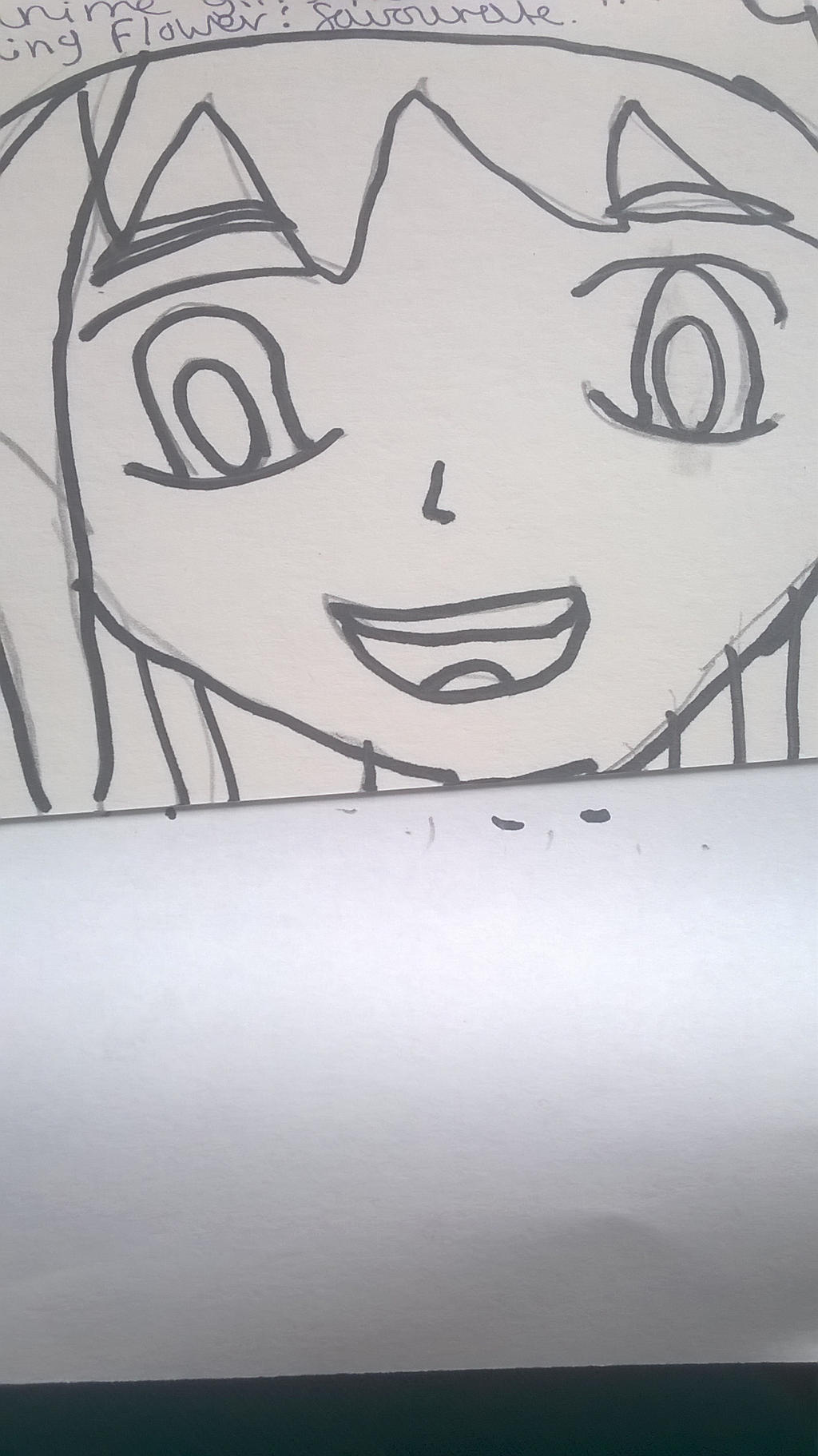 Anime drawing (No color) by awesome2017 on DeviantArt