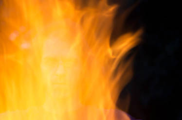 Face in Fire...