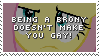 Stamp: Being a Brony doesn't make you gay! by ToonAlexSora007