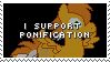 Stamp: I support Ponification by ShimDrawsMUGEN