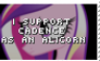 Stamp: I support her as an alicorn