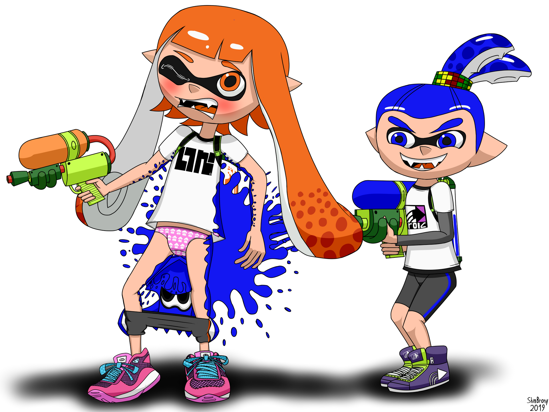 Pansing Fun Ink-pantsing by ShimDrawsMUGEN on DeviantArt