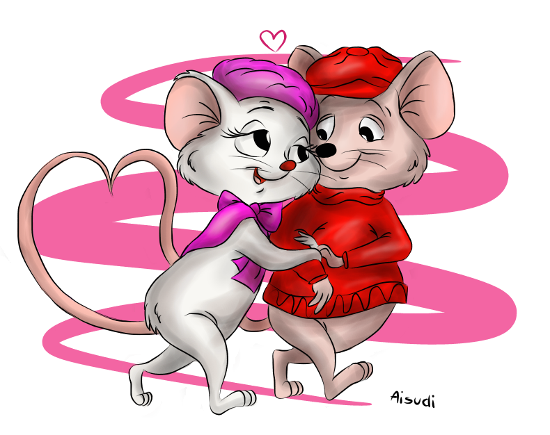 Bernard and Miss Bianca by Aisudi on DeviantArt Bernard and Miss Bianca by Aisudi on DeviantArt