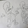 Sketchy Saturday { 19 } - Woody and Winnie