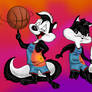 Pepe and Penelope in Space Jam 2
