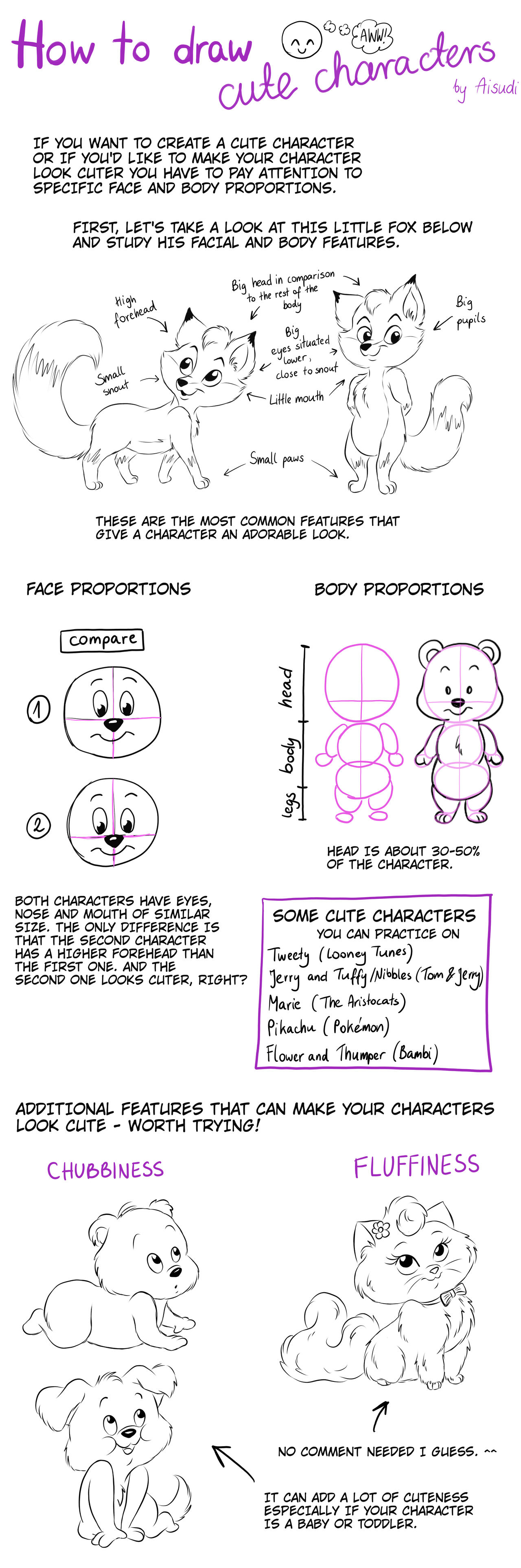 How To Draw Cute Characters Tutorial 3 By Aisudi On Deviantart How To Draw Cute Characters Tutorial 3 By Aisudi On Deviantart