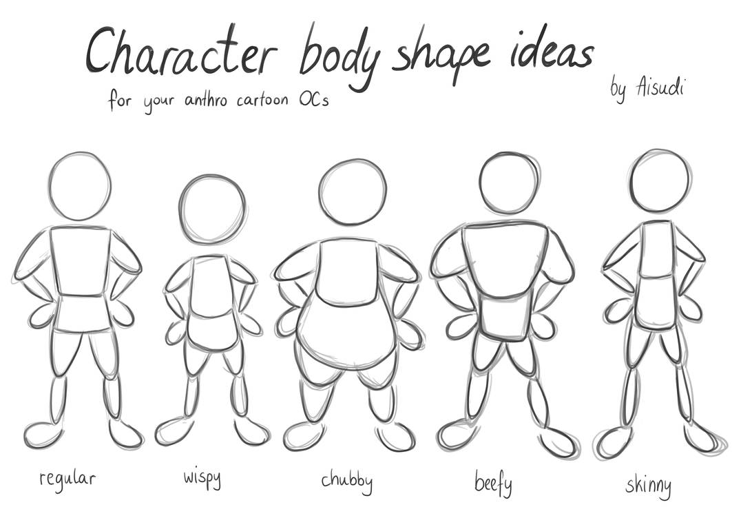 Character Body Shape Ideas by Aisudi on DeviantArt