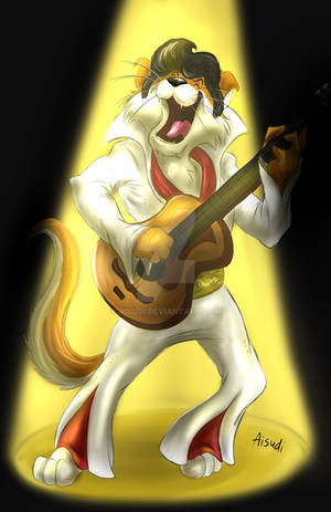 Jasper as Elvis Presley