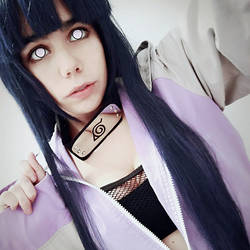 My attempt to cosplay as Hinata hyuga