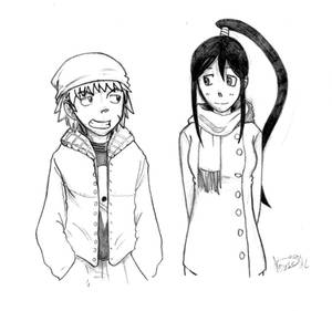 Winter: Black Star and Tsubaki