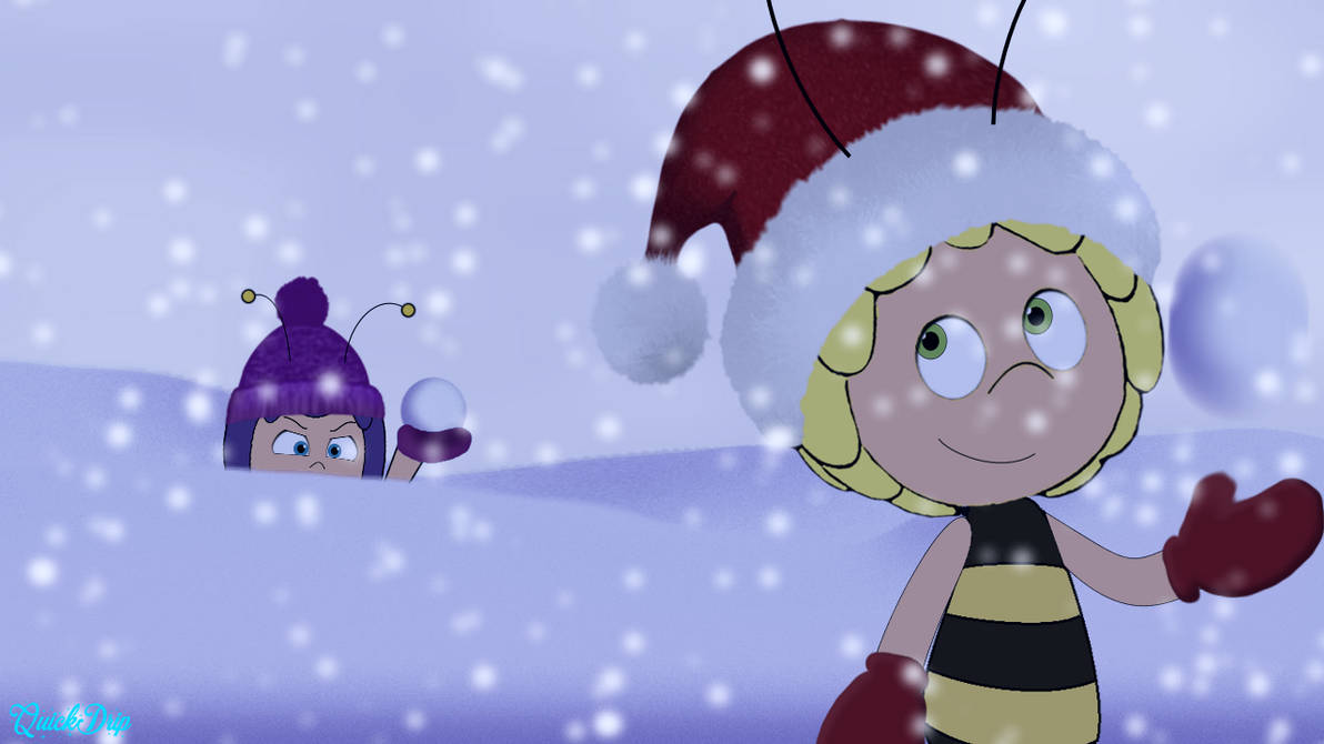 The Snowball Fight by QuickDrip on DeviantArt