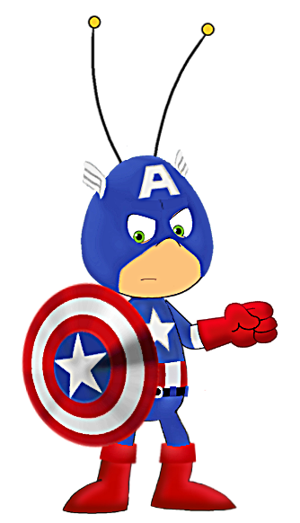 Captain Bee Captain Beemerica by QuickDrip on DeviantArt