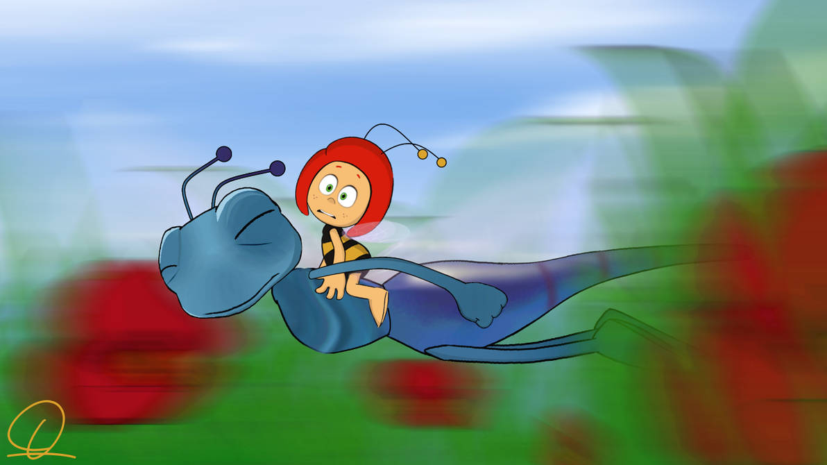 Dragonfly Ride by Qwikswork on DeviantArt